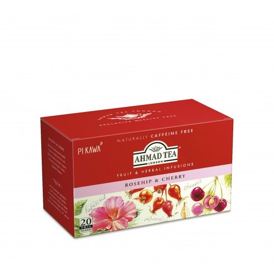Herbata AHMAD TEA Rosehip&Cherry/Dzika róża i Wiśnia